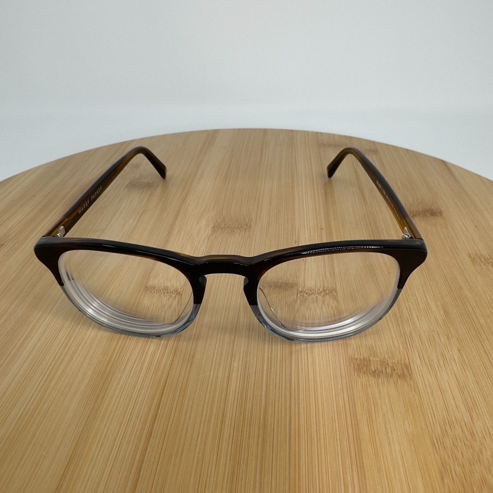 Warby Parker Baker M325 Tortoise Eyeglasses Unisex Brown Plastic Full Rim Frame